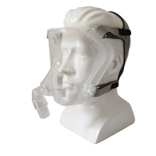 Good price NIV BIPAP CPAP total full face silicone mask with headgear for breathing machine